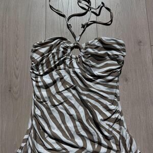 Michael kors halter swim tankini